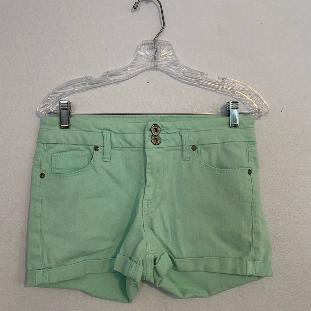 Mint Jean Shorts